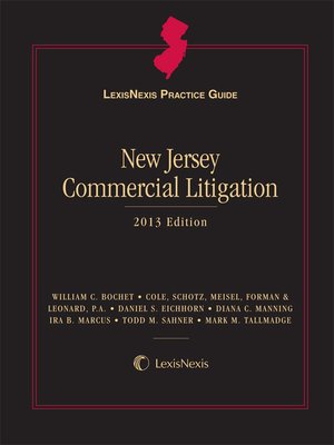 cover image of LexisNexis&reg; Practice Guide: New Jersey Commercial Litigation